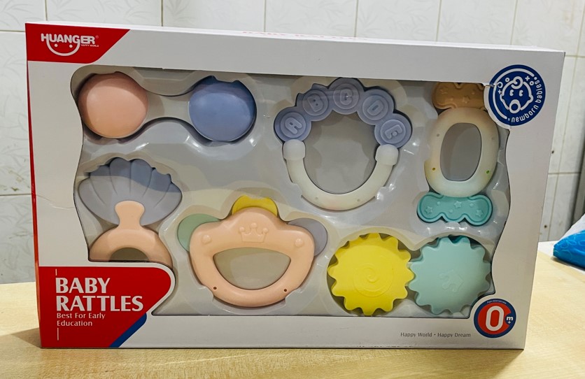 Hunger 6pc Baby Rattle Set